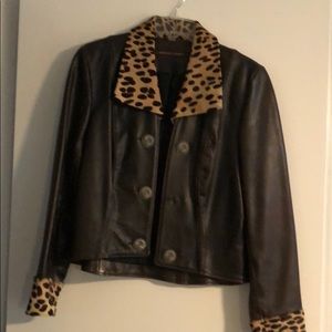 Double D Ranch, leather jacket size m